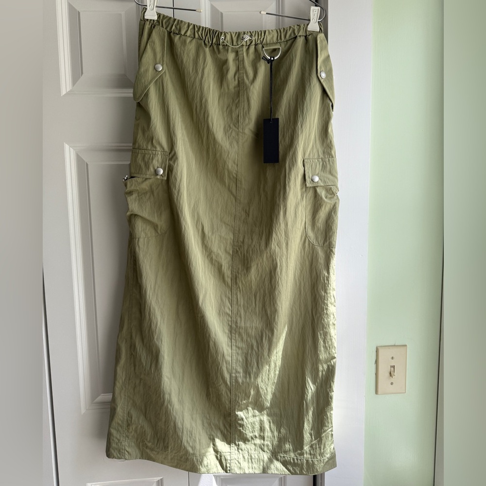 Blank NYC Light Olive Skirt
